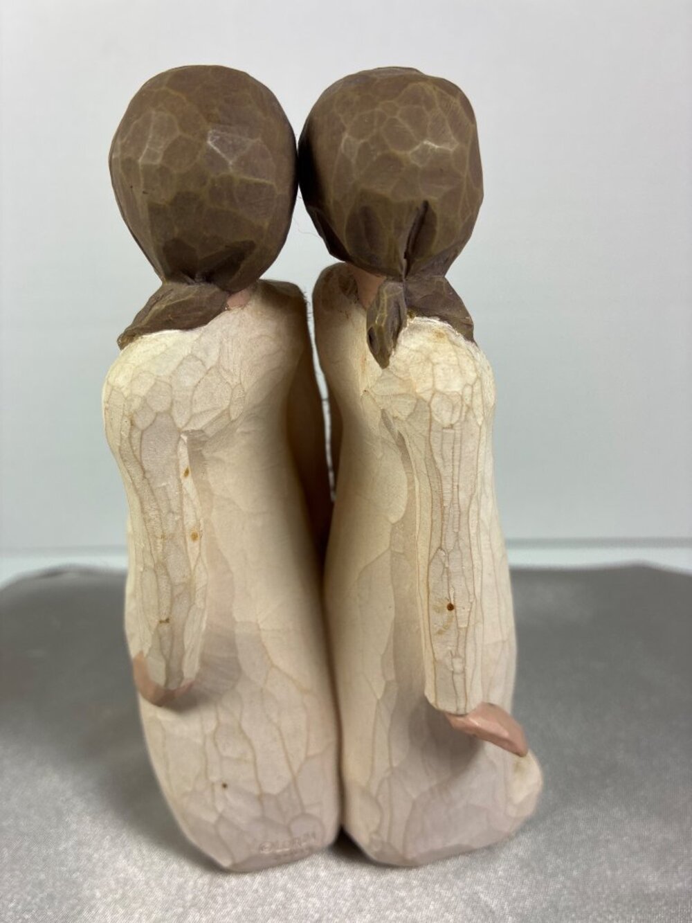 Willow Tree Two Alike Figurine 2004 Susan Lordi Demdaco 5" Sisters Friends No Bo - Picture 4 of 10